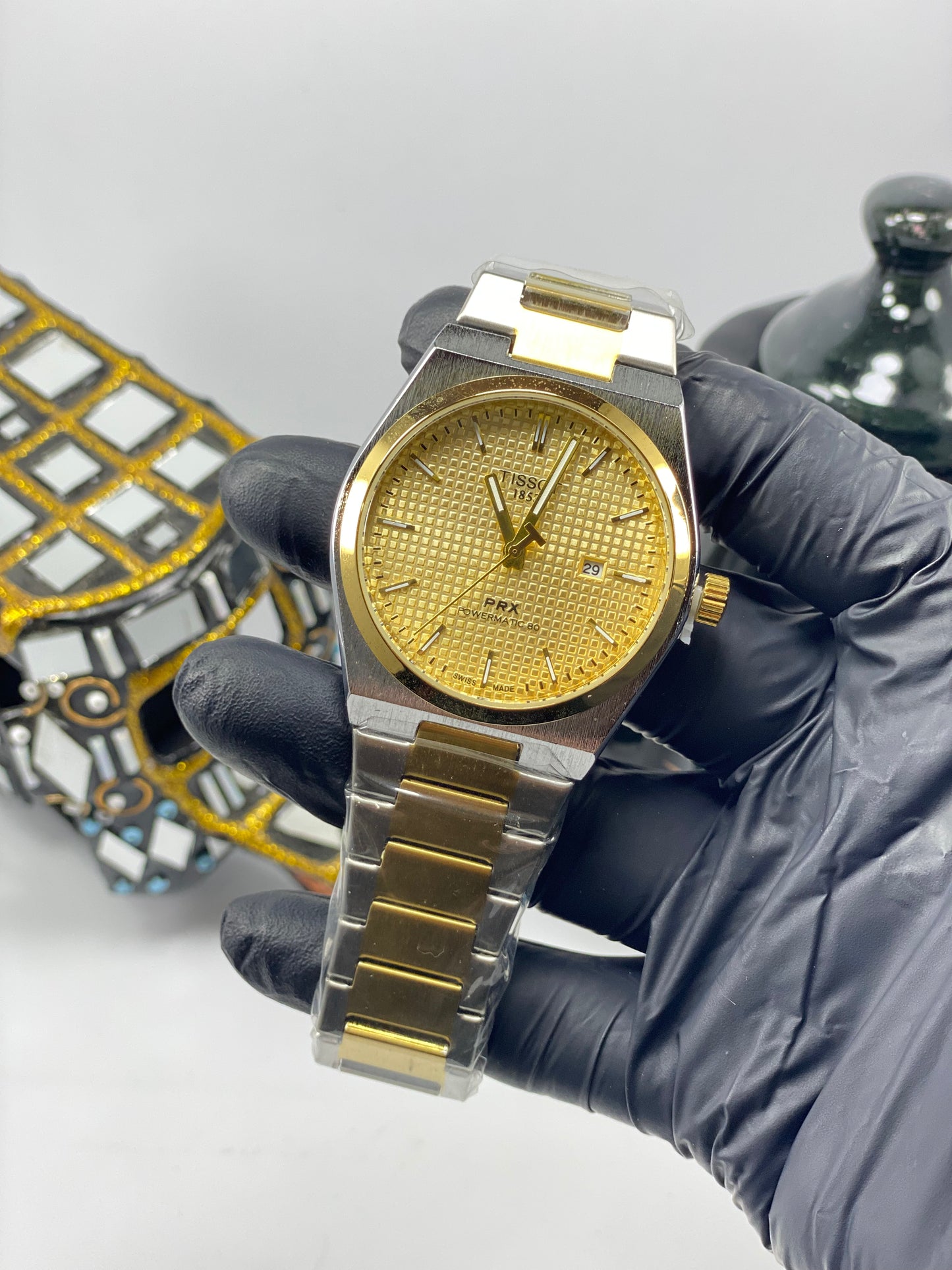 T-PRX Golden Silver Watch