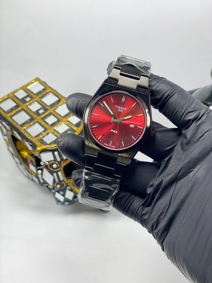 T-PRX Black Red Dial