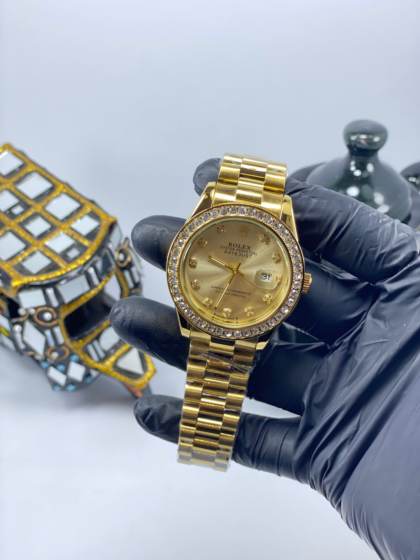 RLX Diamond Dial Gold